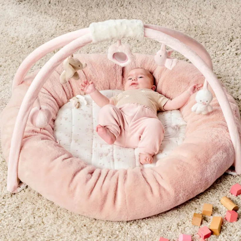 Speelmat met bogen - Fanfan - Roze - Diameter 90 cm