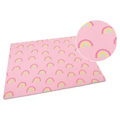 Speelmat 100X140cm Pink rainbows