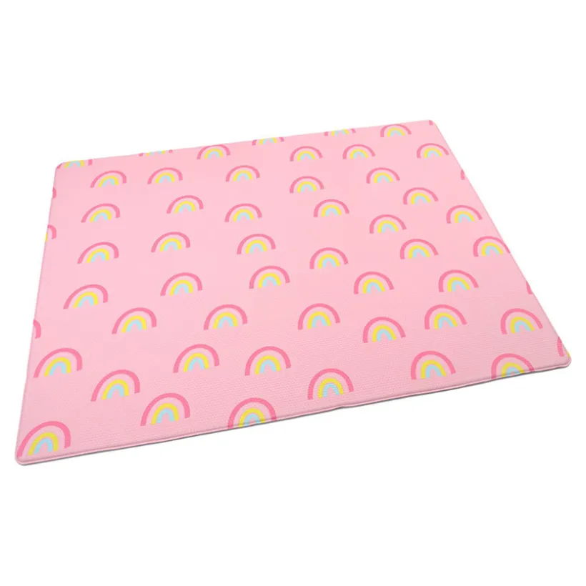 Speelmat 100X140cm Pink rainbows