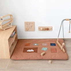 Speel & Parktapijt Housse 75x95cm Puur Katoen Moka