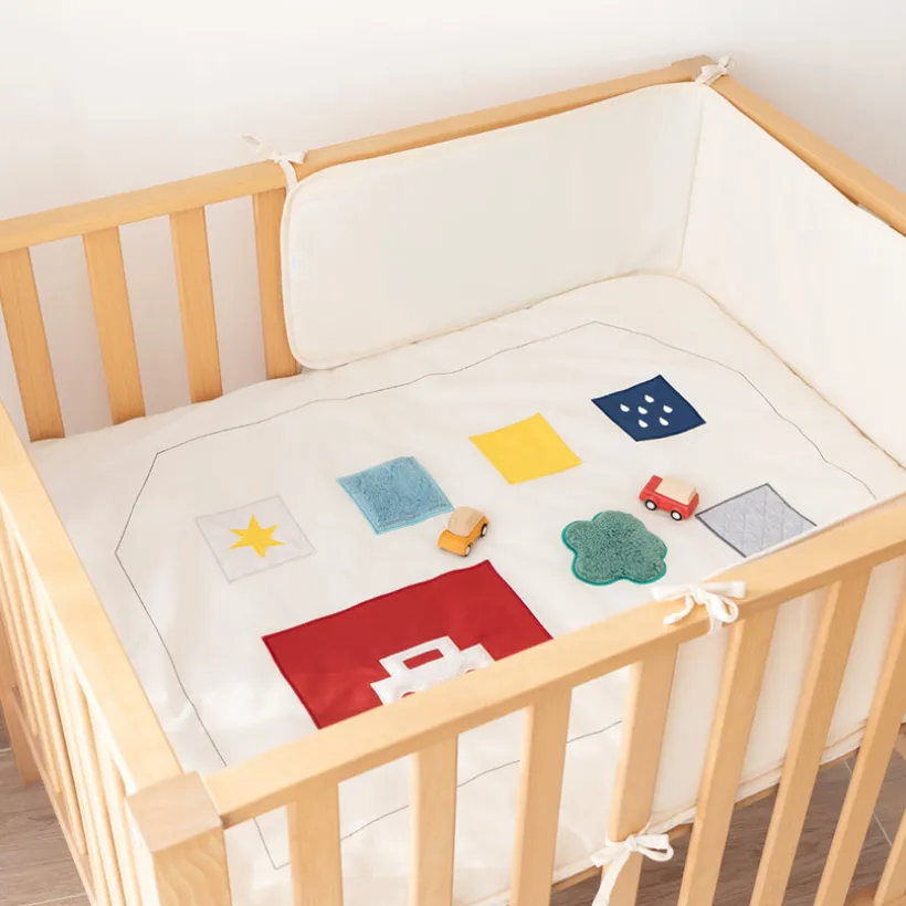 Speel & Parktapijt Housse 75x95cm Puur Katoen Ivoor
