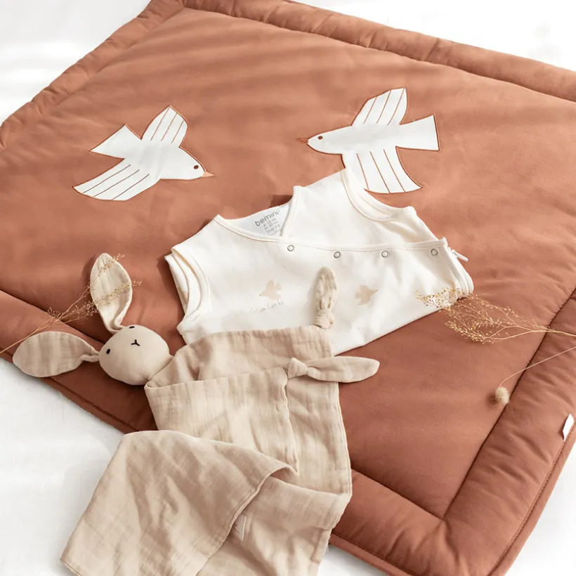 Speel & Parktapijt 75x95cm Puur Katoen Piuma Moka