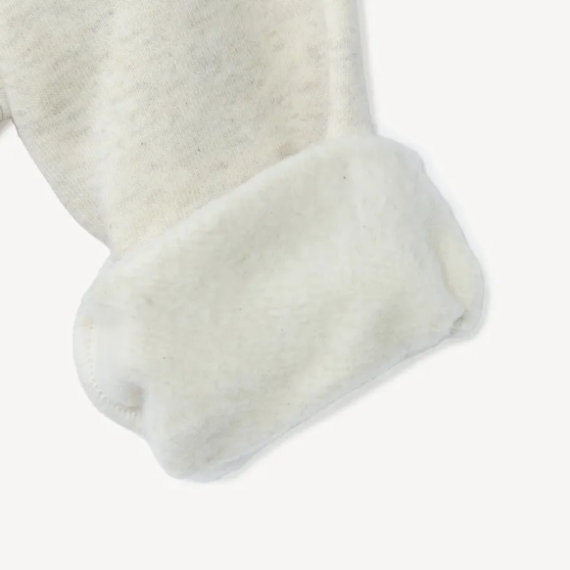 Speelse sweat met twee verschillende stoffen voor babyjongens