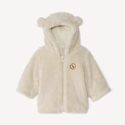 Speelse teddy sherpa vest gevoerd met velours voor baby's