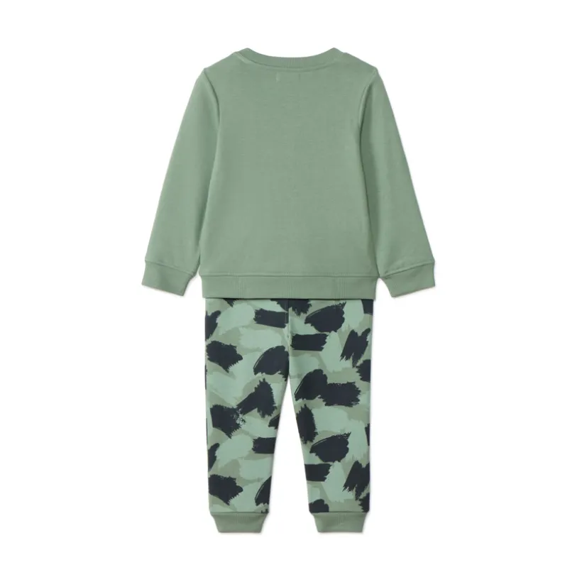 Speels joggingensemble met dierenpatroon voor babyjongens