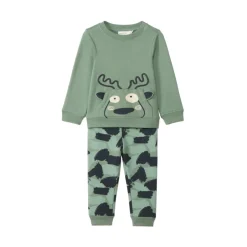 Speels joggingensemble met dierenpatroon voor babyjongens