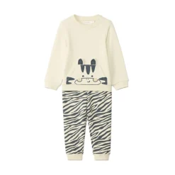 Speels joggingensemble met dierenpatroon voor babyjongens