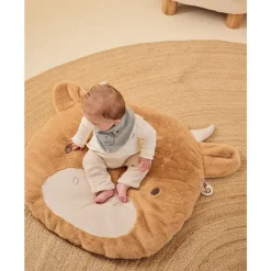 Speeltapijt Koe Fluffy Beige