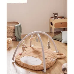 Speeltapijt Koe Fluffy Beige