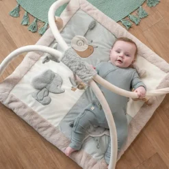 Speeltapijt Loulou met speelboog 80x80cm