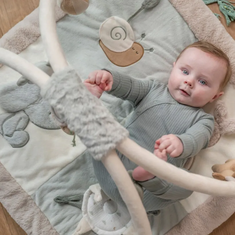 Speeltapijt Loulou met speelboog 80x80cm