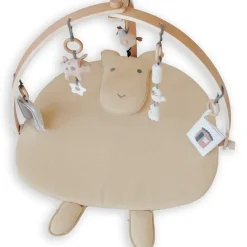 Speeltapijt met houten speelboog - Schaap - Zand