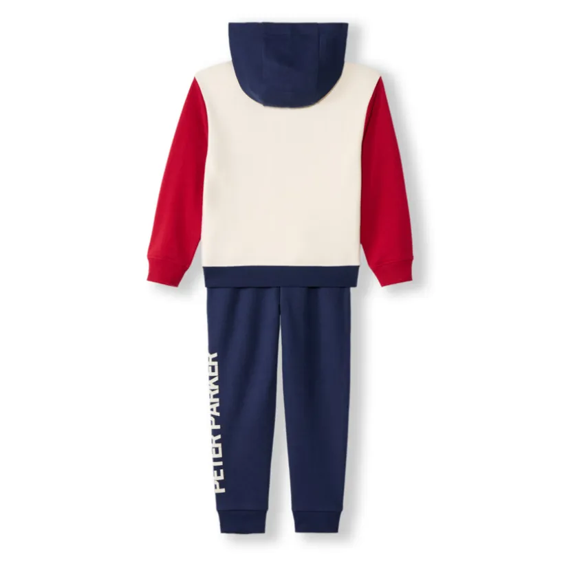 Spider-Man Marvel joggingensemble jongens in fleece met kap en print