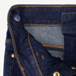 Spijkerbroek voor meisjes in effen flare-model