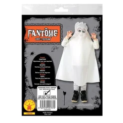 Spookkostuum unisex wit Rubie's Halloween cape mouwloos
