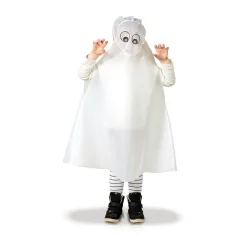 Spookkostuum unisex wit Rubie's Halloween cape mouwloos