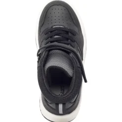 Sportieve hoge sneakers met tong en uitsnijdingen jongens