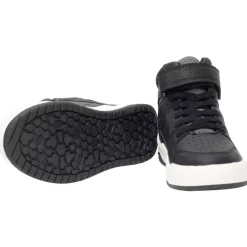 Sportieve hoge sneakers met tong en uitsnijdingen jongens