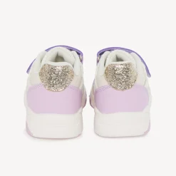 Sportieve mesh sneakers met glitters voor meisjesbaby's
