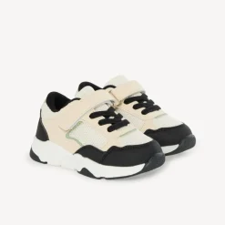Sportieve mesh sneakers met inzetstukken voor babyjongen