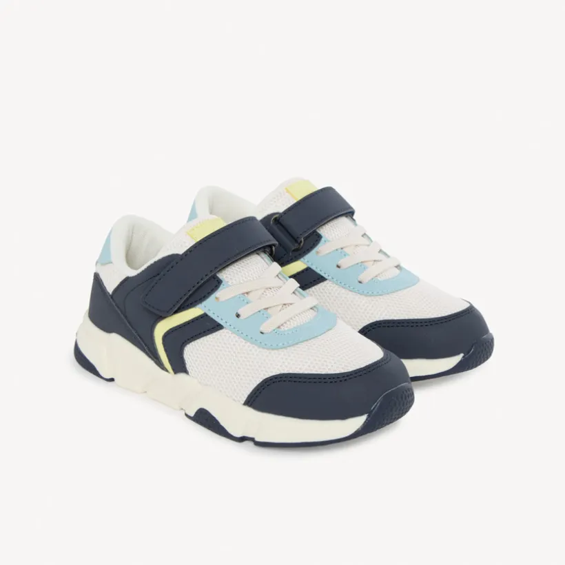 Sportieve mesh sneakers met klittenband jongens