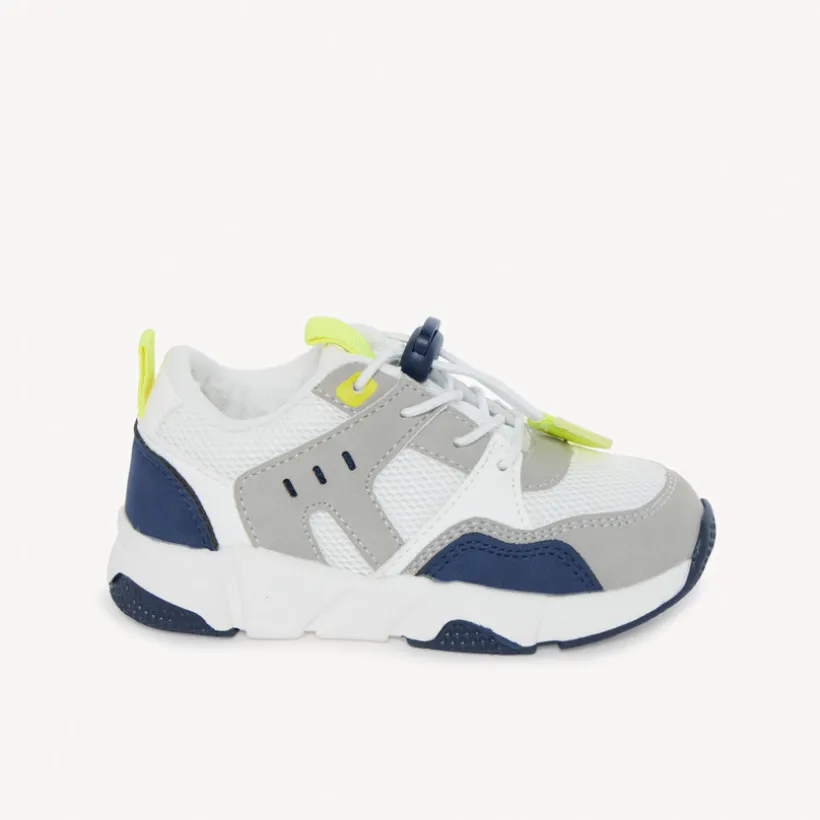 Sportieve mesh sneakers met stopper jongens