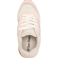 Sportieve sneakers in mesh met inzetstukken meisjes