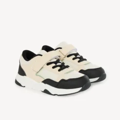 Sportieve sneakers in mesh met inzetstukken jongens