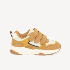 Sportieve sneakers jongens met drievoudige klittenband