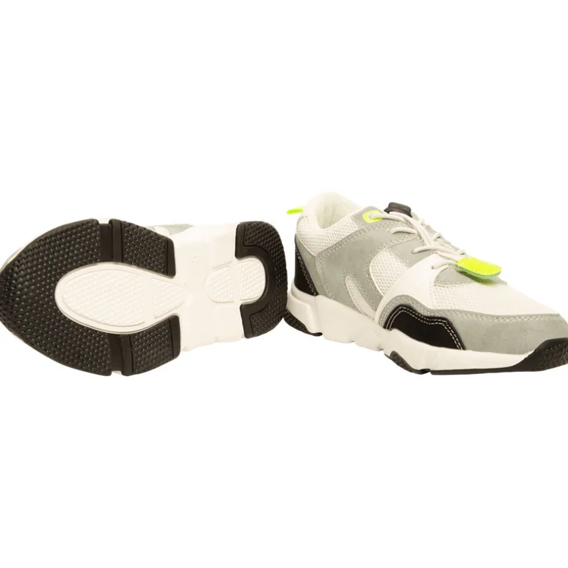 Sportieve sneakers met elastische veters en stopper jongens