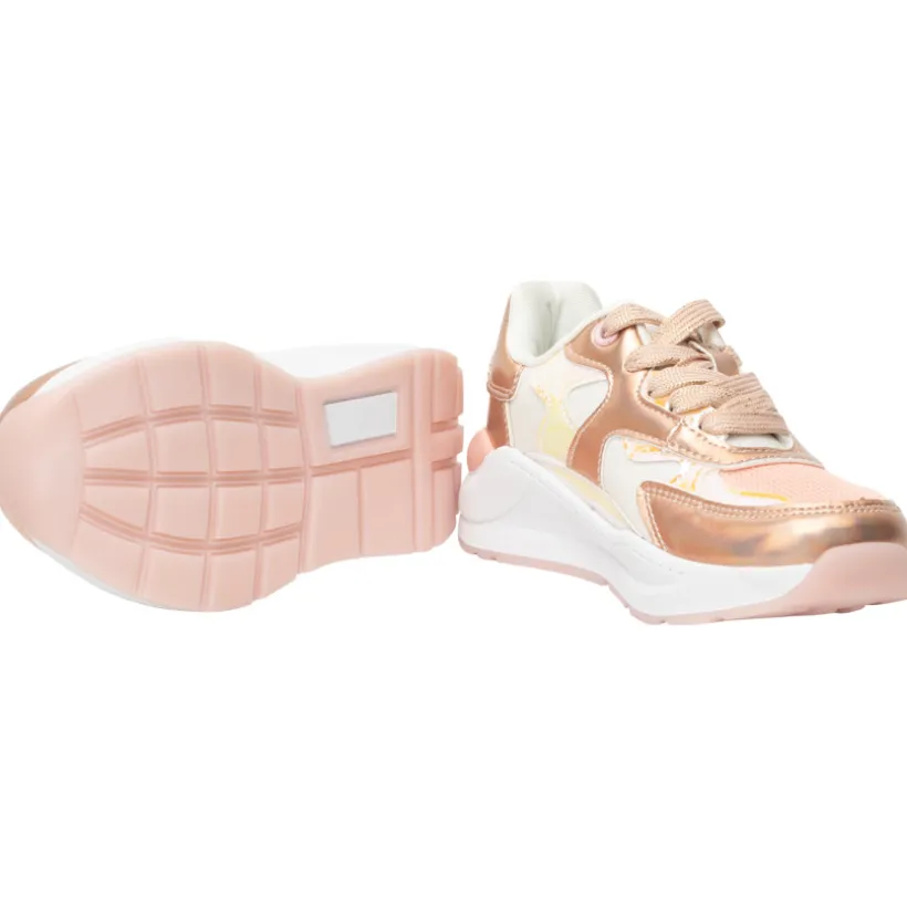 Sportieve sneakers met iriserende details meisjes