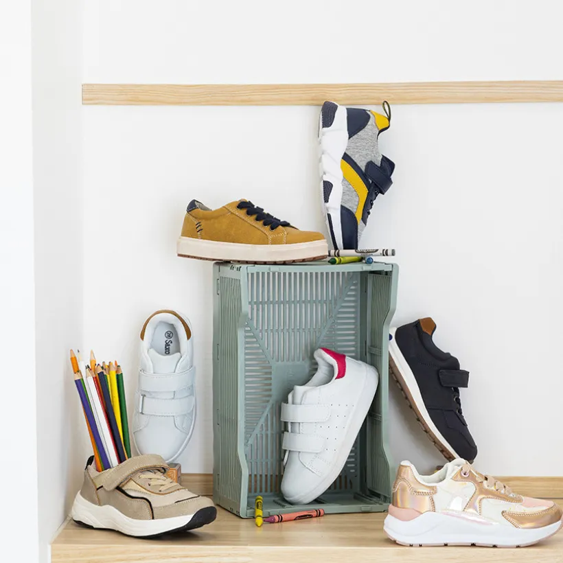 Sportieve sneakers met iriserende details meisjes