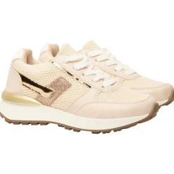Sportieve sneakers van mesh met veters meisjes
