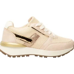 Sportieve sneakers van mesh met veters meisjes
