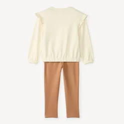 Sportset voor meisjes met pailletten en glitters