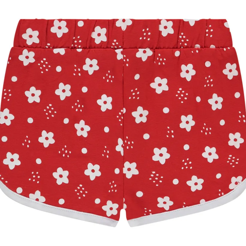 Sportshort met fantasieprint voor babymeisje