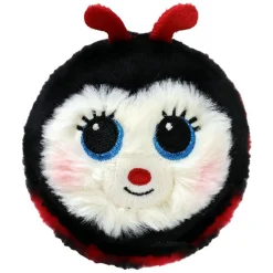 Springende knuffel Beanie Bouncers Buggie de Lieveheersbeestje