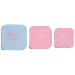 Stapelbare lunchbox van roestvrij staal 3STKS Ballerina