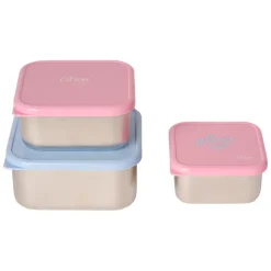 Stapelbare lunchbox van roestvrij staal 3STKS Ballerina