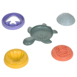 Stapelspeelgoed Toren Schildpad Groen 5stks 12m+