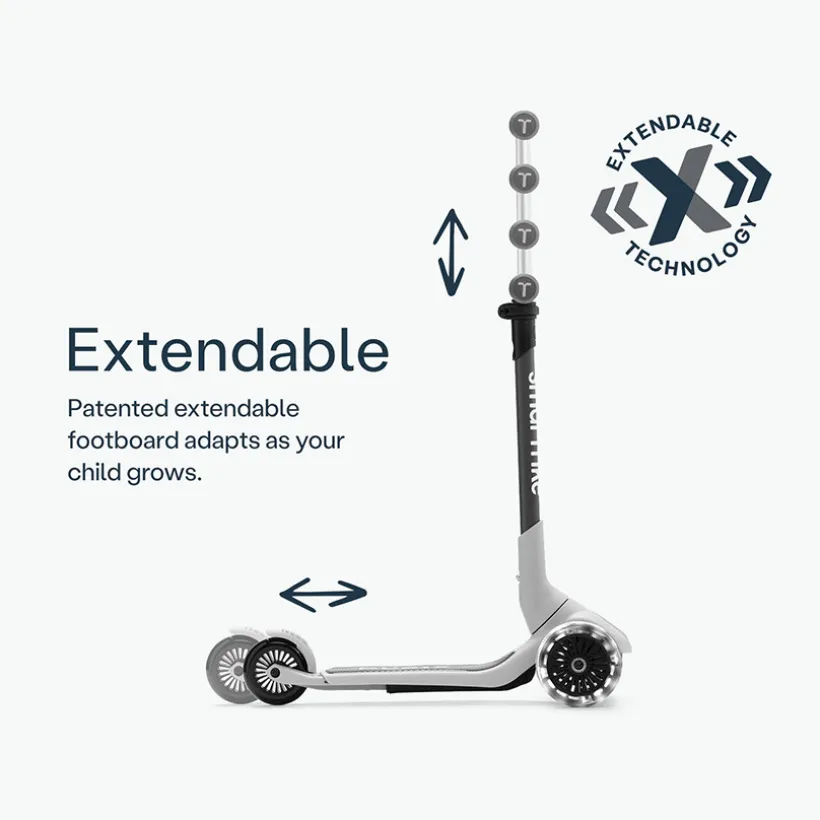 Step 3 wielen Xtend Mini-Ride 12M-9jaar Cool Grey