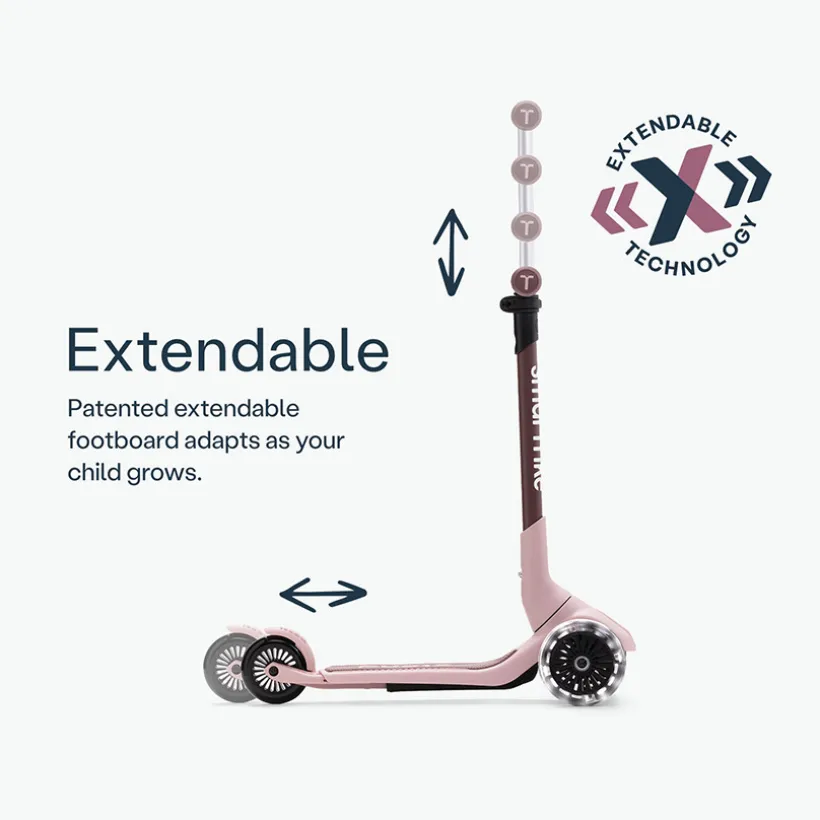 Step 3 wielen Xtend Mini-Ride 12M-9jaar Soft Pink