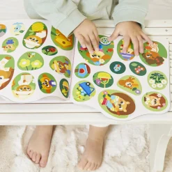 Stickerboek en decors Le Jardin van Janod
