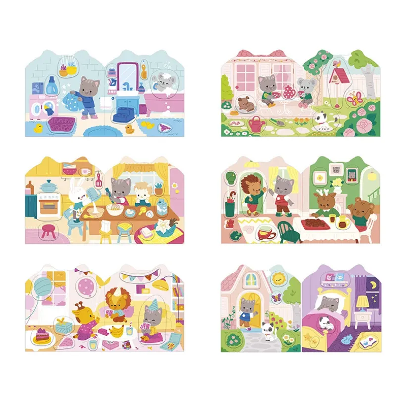 stickers- en decoratieboek La Maison van Janod