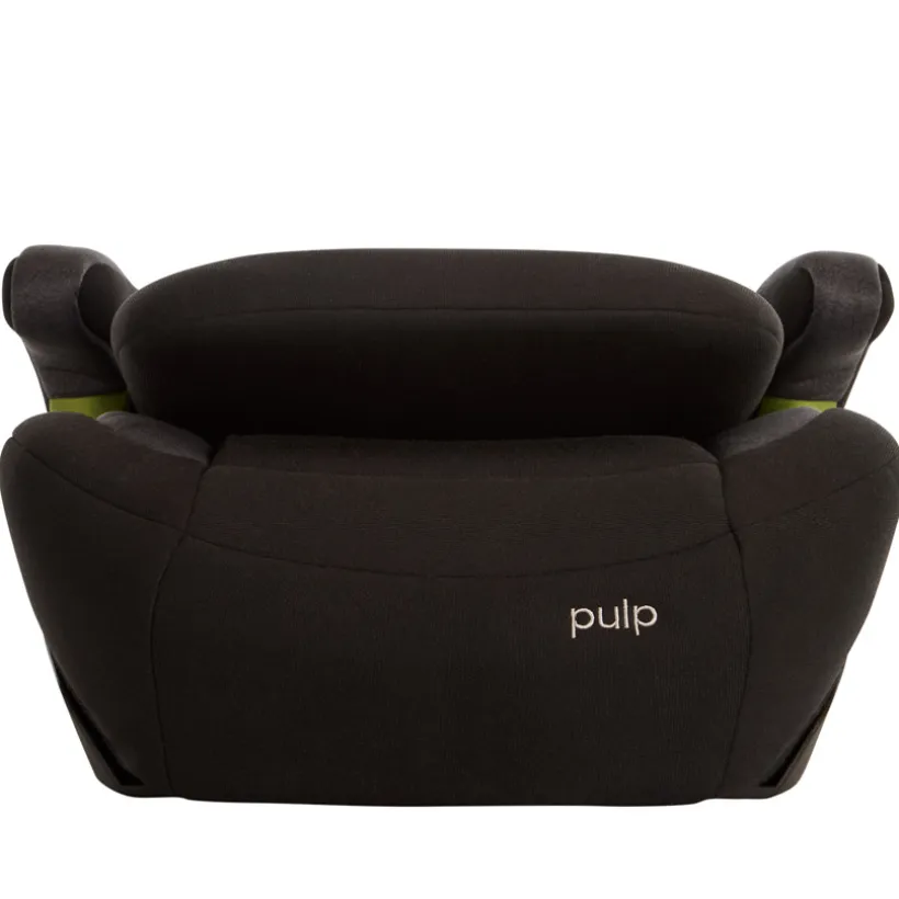 Stoelverhoger met inklapbare rugleuning Pulp i-Size zwart