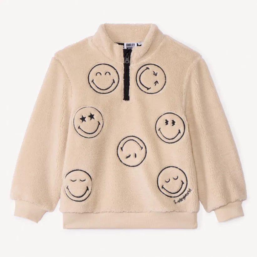 Sweat camionneur in sherpa SmileyWorld jongens