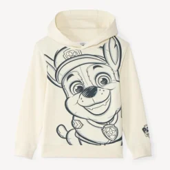 Sweat à capuche met print van Chase uit Paw Patrol jongens