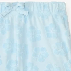 Sweater shorts van badstof met reliëfpatronen meisjes.