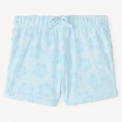 Sweater shorts van badstof met reliëfpatronen meisjes.