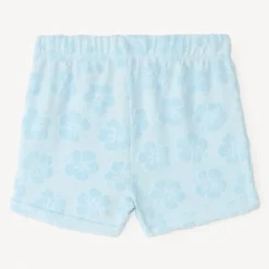 Sweater shorts van badstof met reliëfpatronen meisjes.